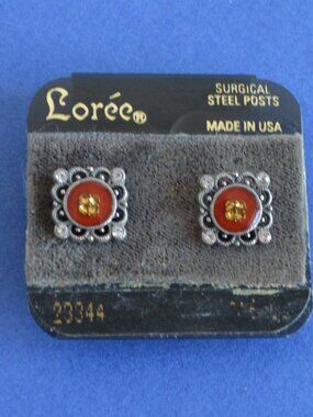 Jewelry-002/Earrings Loree Pierced Earrings Surgical Steel Posts - personal item